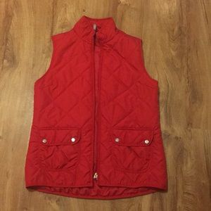 Red Puff Vest